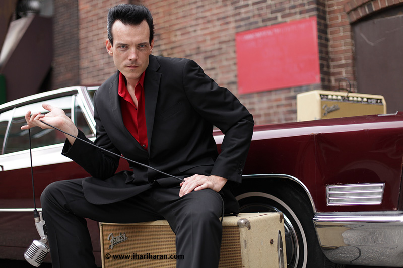 Jason James on the set of Folsom Prison music video Jason James on the set of Folsom Prison music video
