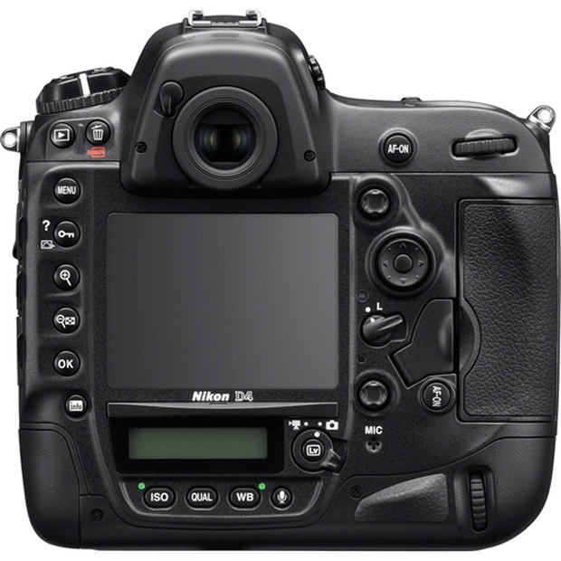 Nikon D4 Back Nikon D4 Back