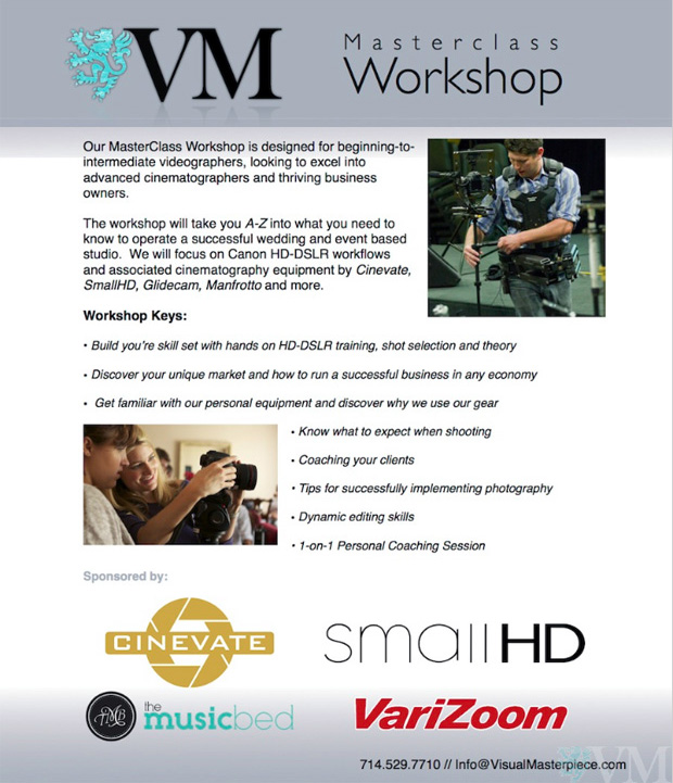 Visual Masterpiece MasterClass Workshop Visual Masterpiece MasterClass Workshop