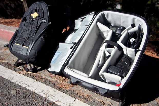 Cameras, lenses and accessories packed safely in our Cinevate bags Cameras, lenses and accessories packed safely in our Cinevate bags